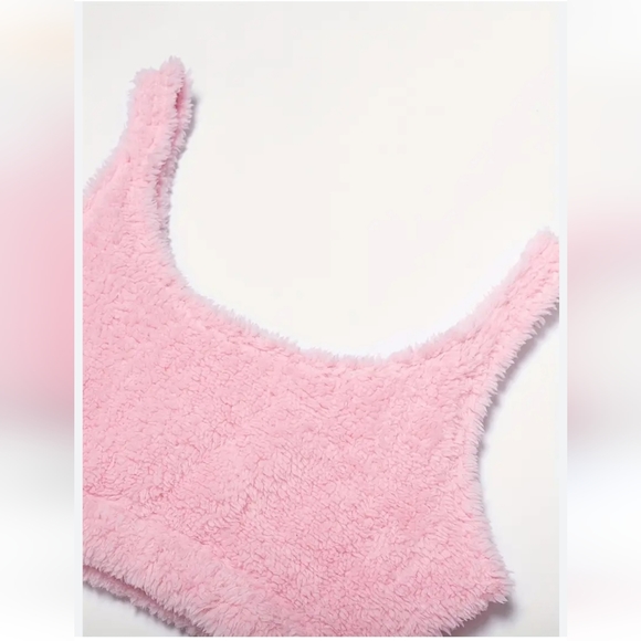 Pieces Tops - PIECES Fuzzy fur tank